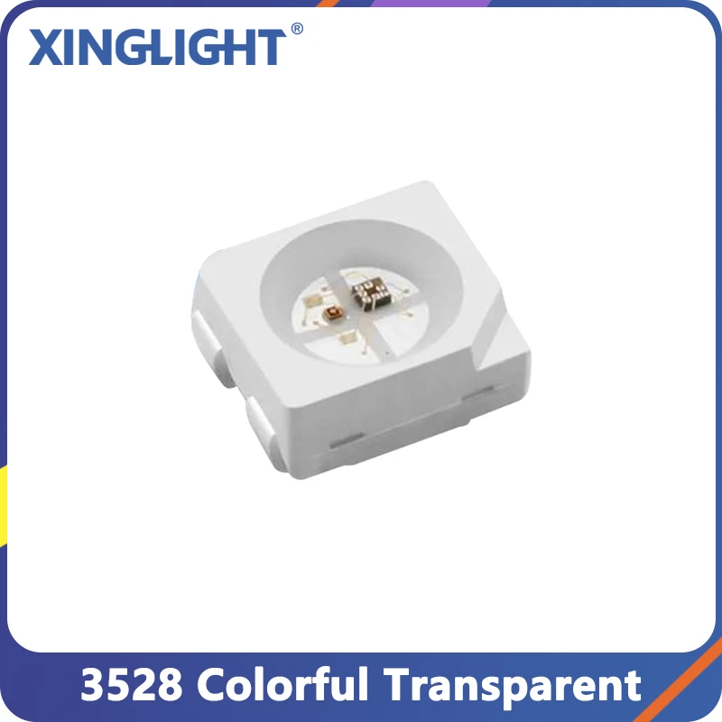 XINGLIGHT 100 шт. 3528 RGB 3,5*2,8*1,85 мм SMD светодиодный шарик со встроенной IC XL-3528RGBC-WS2812B полностью красочный
XINGLIGHT 100 шт. 3528 RGB 3,5*2,8*1,85 мм SMD светодиодный шарик со встроенной IC XL-3528RGBC-WS2812B полностью красочный