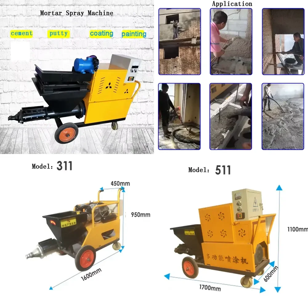 Wall Cement Mortar Spray Machine Spray
Wall Cement Mortar Spray Machine Spray