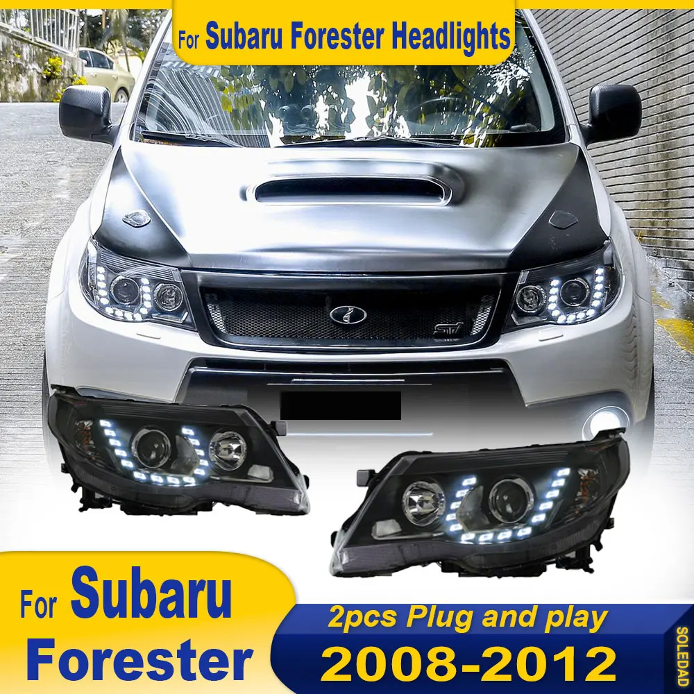 Car Headlights For SUBARU Forester 2008 2009 2010-2012 LED Head lamp Assembly Upgrade High Configure Projector Lens Accessories
Car Headlights For SUBARU Forester 2008 2009 2010-2012 LED Head lamp Assembly Upgrade High Configure Projector Lens Accessories