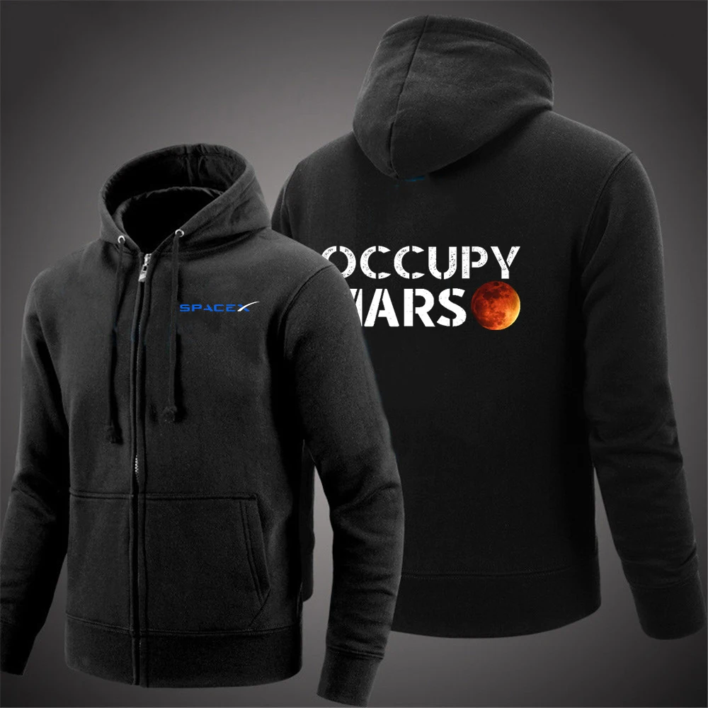 2021 New Men's Spring Autumn SpaceX Printing Casual Long Sleeve SpaceX Sweatshirts Fashion Zipper Jacket Hoody Clothing Coats
2021 New Men's Spring Autumn SpaceX Printing Casual Long Sleeve SpaceX Sweatshirts Fashion Zipper Jacket Hoody Clothing Coats