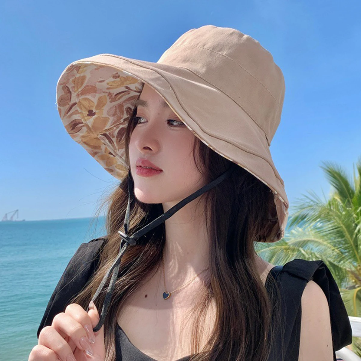 Bucket Hat Fashion All-match Women's Panama Summer Hat Big Brim Sun Hat Double-Sided Fisherman Hat Sun Protection Sun Visor
Bucket Hat Fashion All-match Women's Panama Summer Hat Big Brim Sun Hat Double-Sided Fisherman Hat Sun Protection Sun Visor