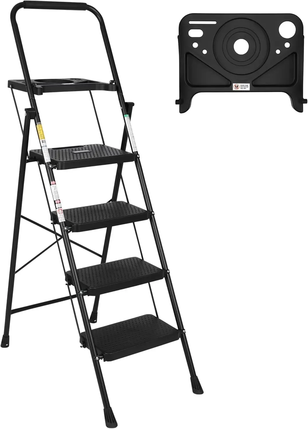 4-Step Ladder, 800 LBS Capacity Folding Step Stool – Anti-Slip Wide Steps & Handgrip – ANSI Certified Lightweight & Durable Stee
4-Step Ladder, 800 LBS Capacity Folding Step Stool – Anti-Slip Wide Steps & Handgrip – ANSI Certified Lightweight & Durable Stee