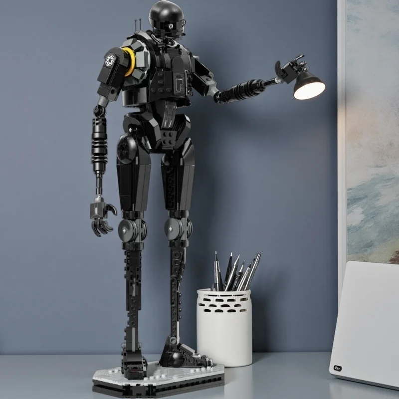 845 деталей: Конструктор K-2SO (робот-охранник) MOC, игрушка из строительных блоков, подарок на Рождество для детей и взрослых
845 деталей: Конструктор K-2SO (робот-охранник) MOC, игрушка из строительных блоков, подарок на Рождество для детей и взрослых