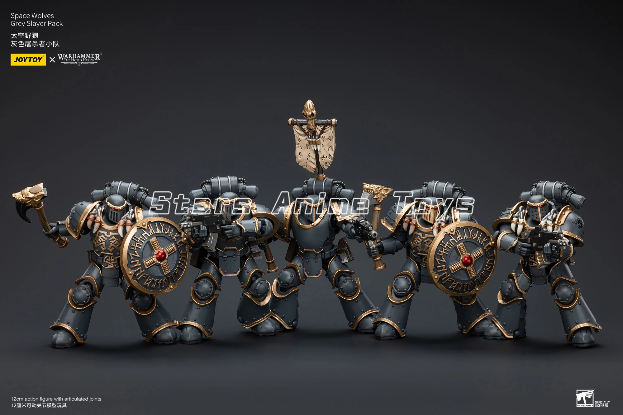 Original JOYTOY 1/18 Action Fiqure Warhammer The Horus Heresy Space Wolves Grey Slayer Pack Model Toy
Original JOYTOY 1/18 Action Fiqure Warhammer The Horus Heresy Space Wolves Grey Slayer Pack Model Toy