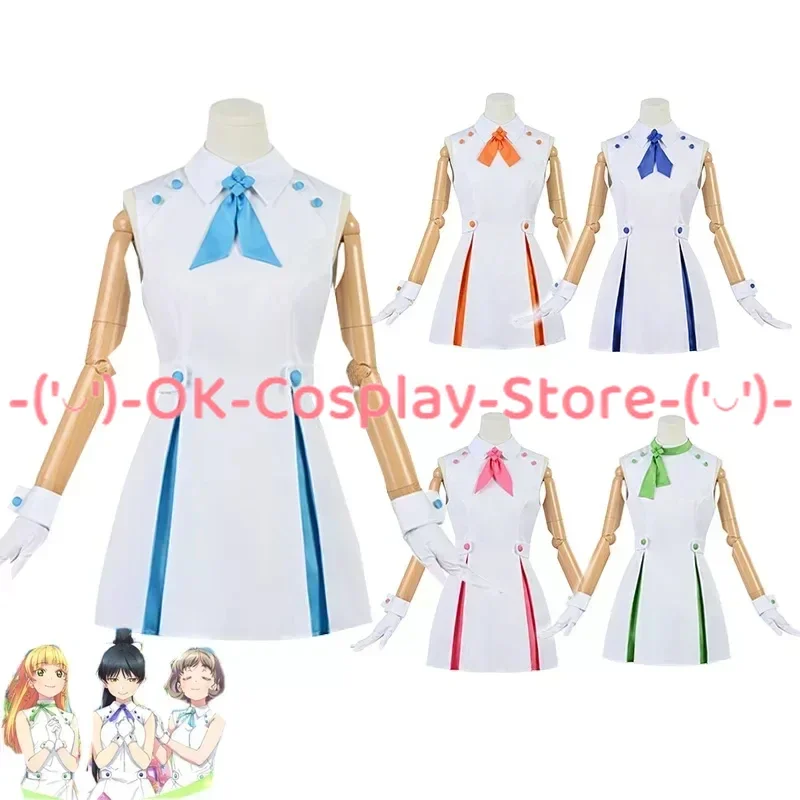 Аниме LoveLive Superstar Liella Wish Song костюмы для косплея женское милое танцевальное платье Хэллоуин карнавальная форма на заказ
Аниме LoveLive Superstar Liella Wish Song костюмы для косплея женское милое танцевальное платье Хэллоуин карнавальная форма на заказ