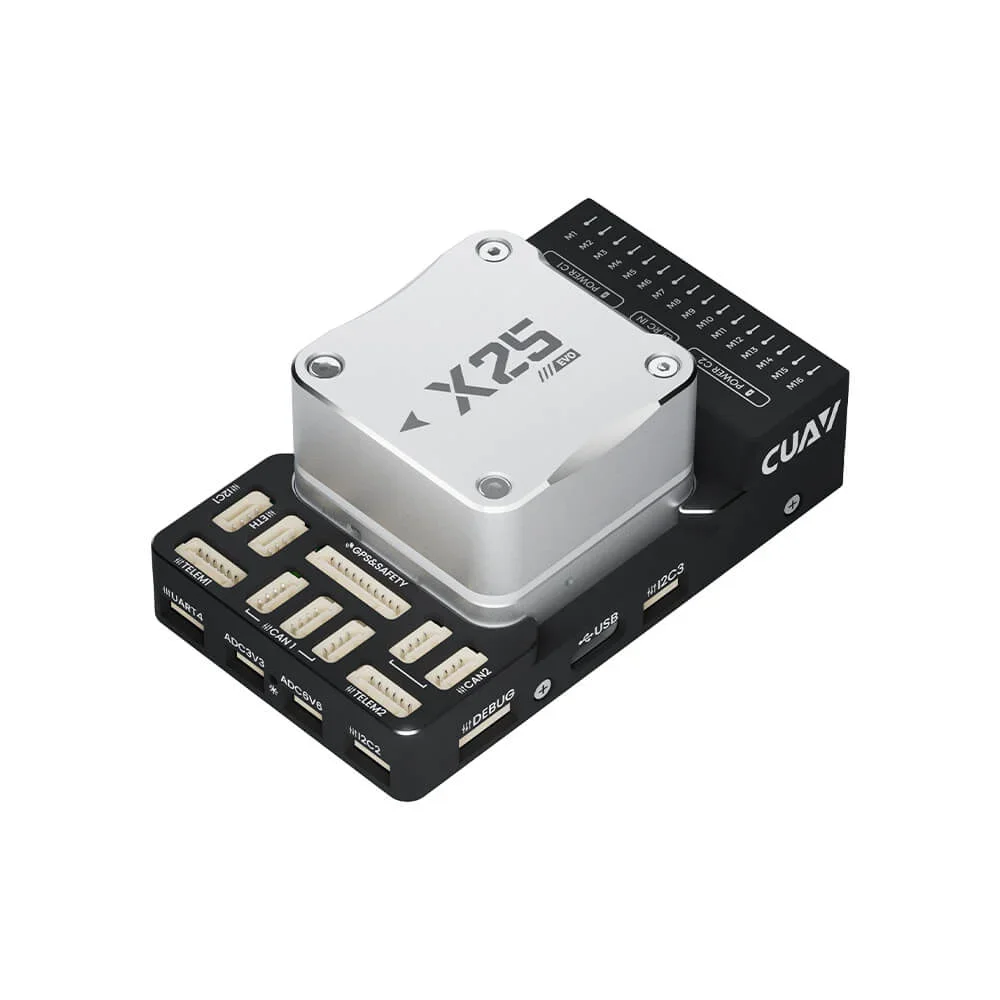 X25 EVO Intelligent Controller: STM32H7 Cortex-M7, 10-18V Wide Voltage, 3x IMU, ArduPilot/PX4
X25 EVO Intelligent Controller: STM32H7 Cortex-M7, 10-18V Wide Voltage, 3x IMU, ArduPilot/PX4