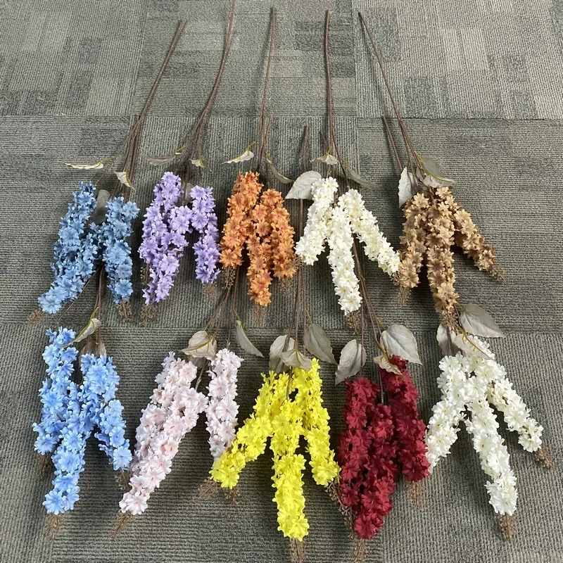 3 Forks Eiffel Hyacinth Artificial Flower Wedding Material Wedding Hall Ceiling Flower Arrangement Artificial Flower
3 Forks Eiffel Hyacinth Artificial Flower Wedding Material Wedding Hall Ceiling Flower Arrangement Artificial Flower