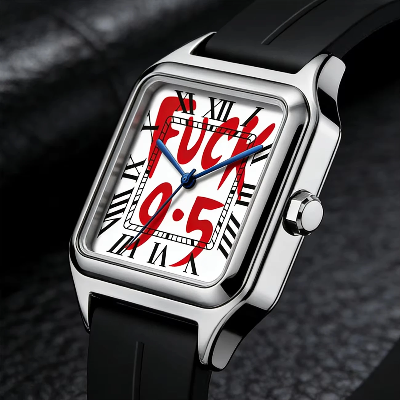 1pc Ladies' Square Luxury Watch, Arabic text on the large dial, 30-meter water resistance, elegant design, silicone strap, water
1pc Ladies' Square Luxury Watch, Arabic text on the large dial, 30-meter water resistance, elegant design, silicone strap, water