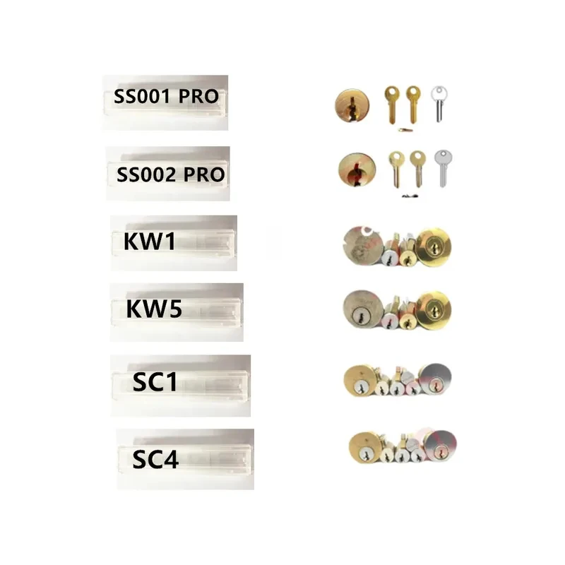 Lishi 2 in 1 Tool SC4 SS001 SS002 PRO KW1 KW5 SC1 Locksmith Tools forDoor Civil Locks
Lishi 2 in 1 Tool SC4 SS001 SS002 PRO KW1 KW5 SC1 Locksmith Tools forDoor Civil Locks