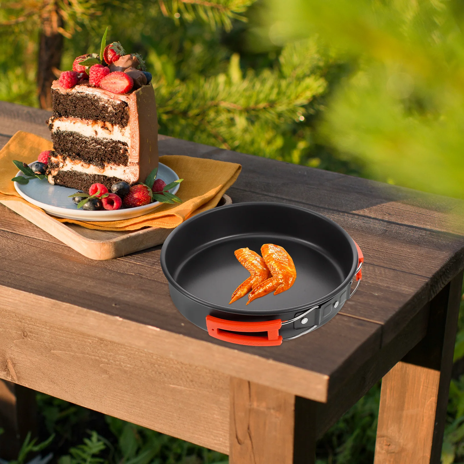 Wild Camping Pot Backpacking Utensil Pan Fold Kitchen Aluminum Alloy Skillet Cooking
Wild Camping Pot Backpacking Utensil Pan Fold Kitchen Aluminum Alloy Skillet Cooking