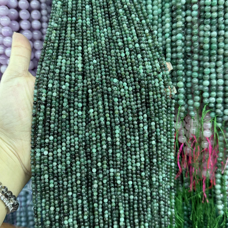 Natural Columbia Emerald Green Semi-Precious Stones Round Loose Bead
Natural Columbia Emerald Green Semi-Precious Stones Round Loose Bead