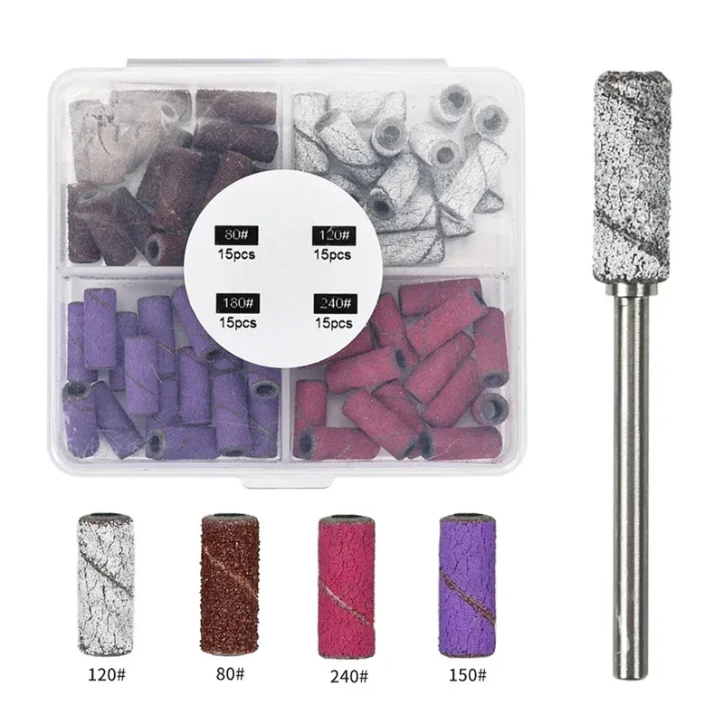 3.1mm Mini Nail Sanding Bands With Shaft 3/32" Nail Drill Bits SandBands Dead Skin Calluses Gel Remover Nail Tools
3.1mm Mini Nail Sanding Bands With Shaft 3/32" Nail Drill Bits SandBands Dead Skin Calluses Gel Remover Nail Tools