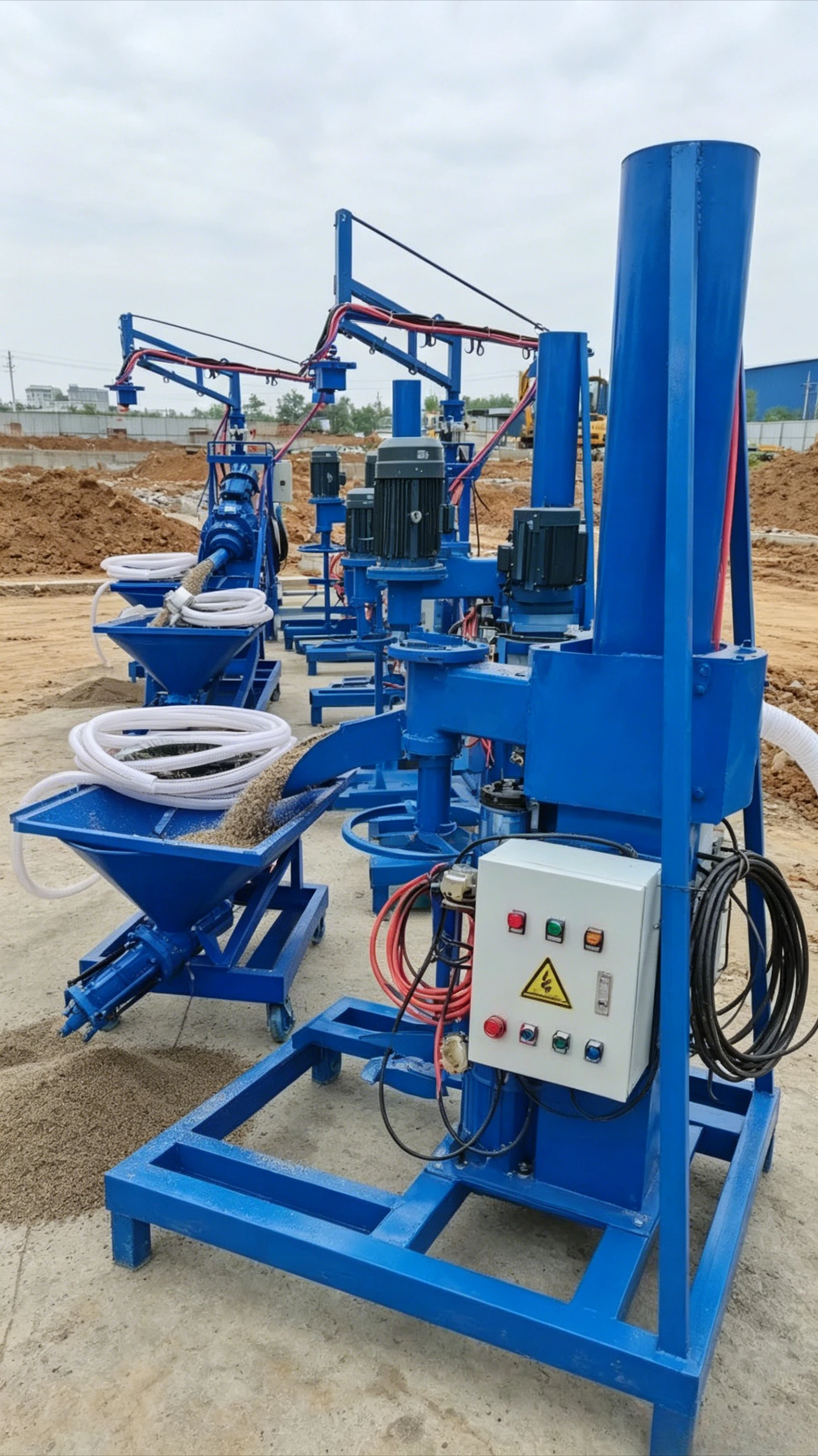 Customized High Quality Gfrc Mortar Spraying Machine with Mixer Construction Industrial GRC Glass Fiber Spraying Device
Customized High Quality Gfrc Mortar Spraying Machine with Mixer Construction Industrial GRC Glass Fiber Spraying Device