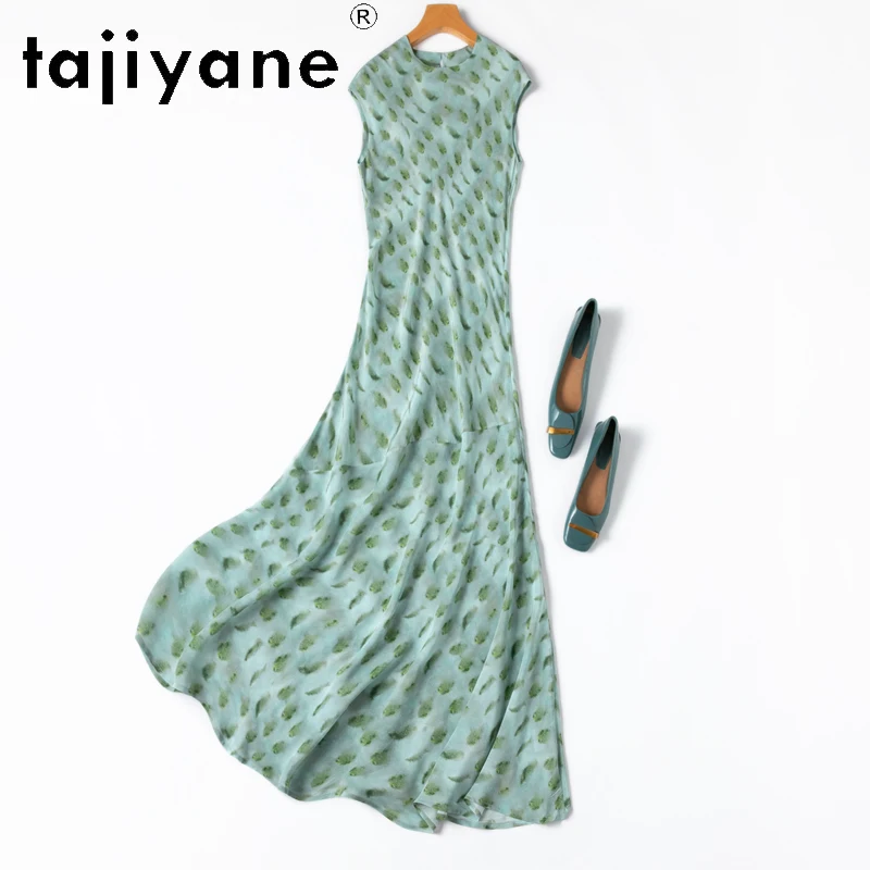 TAJIYANE 100% Mulberry Silk Dresses 2026 Woman Summer Luxury Party Dress Slim Fit Long Dresses Women Clothing Robes Longues
TAJIYANE 100% Mulberry Silk Dresses 2026 Woman Summer Luxury Party Dress Slim Fit Long Dresses Women Clothing Robes Longues