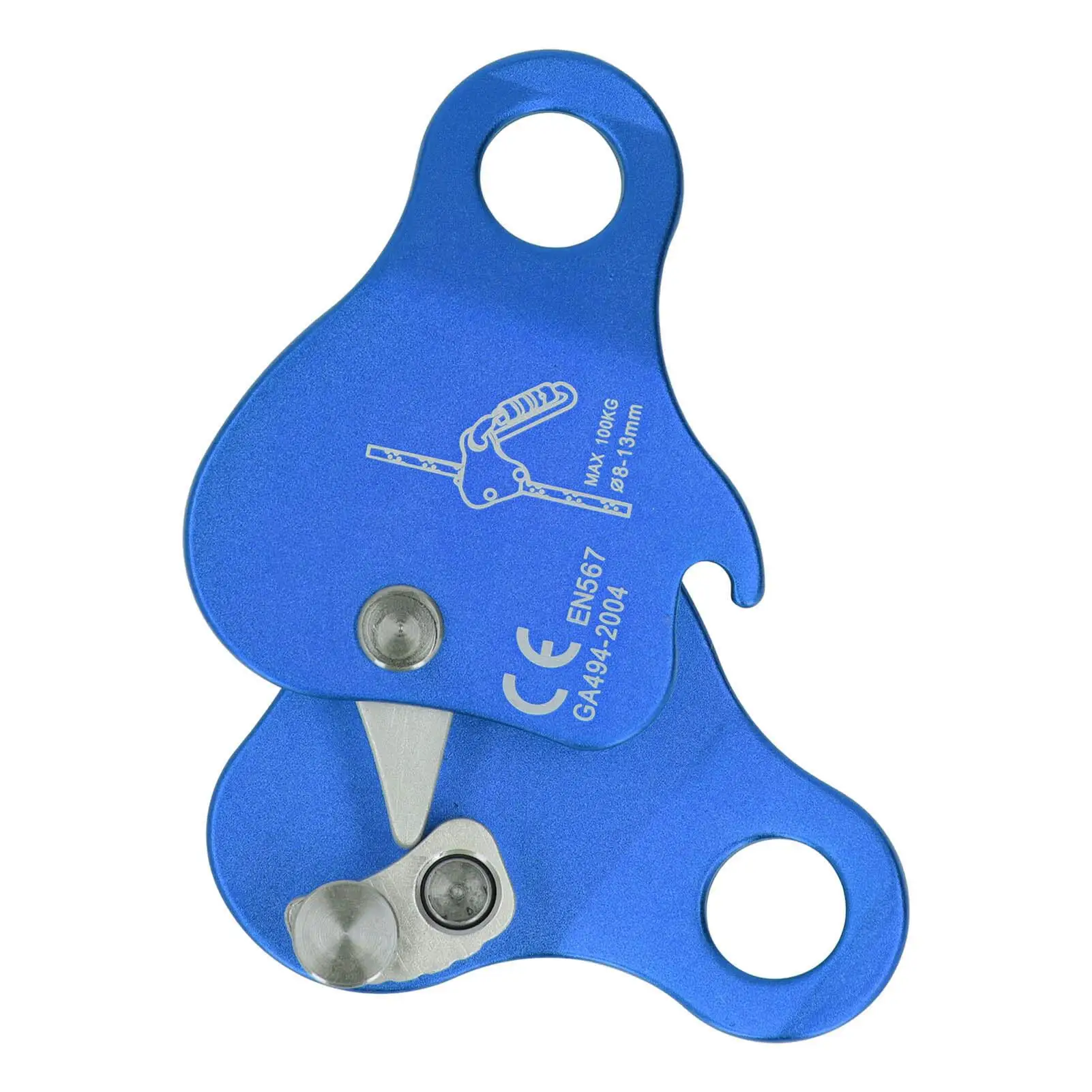 Aluminum Alloy Climbing Rope Grab Stopper for 8-13mm Rope, Self Locking, for outdoor Mountaineering
Aluminum Alloy Climbing Rope Grab Stopper for 8-13mm Rope, Self Locking, for outdoor Mountaineering