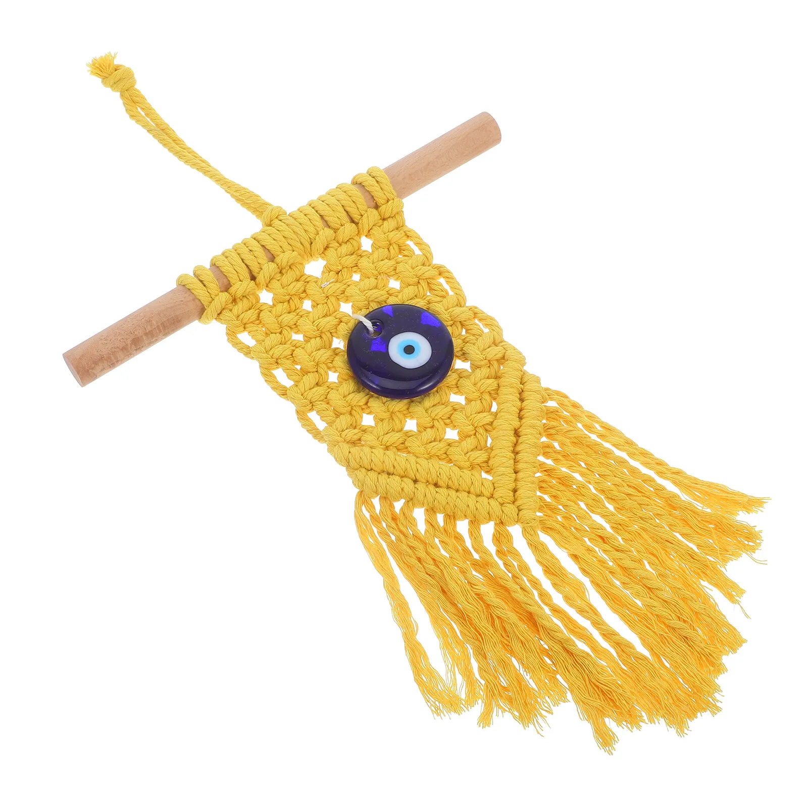 Macrame Tassel Ornaments Tapestry Woven Pendant Yellow Wall Hanging Home Decor Bohemia Style Handmade Small Macrame
Macrame Tassel Ornaments Tapestry Woven Pendant Yellow Wall Hanging Home Decor Bohemia Style Handmade Small Macrame