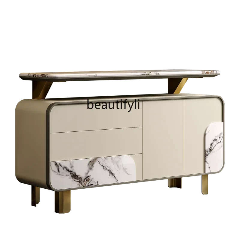 Light luxury dining side storage cabinet modern simple marble high-end entrance shoe cabinet bucket cabinet
Light luxury dining side storage cabinet modern simple marble high-end entrance shoe cabinet bucket cabinet