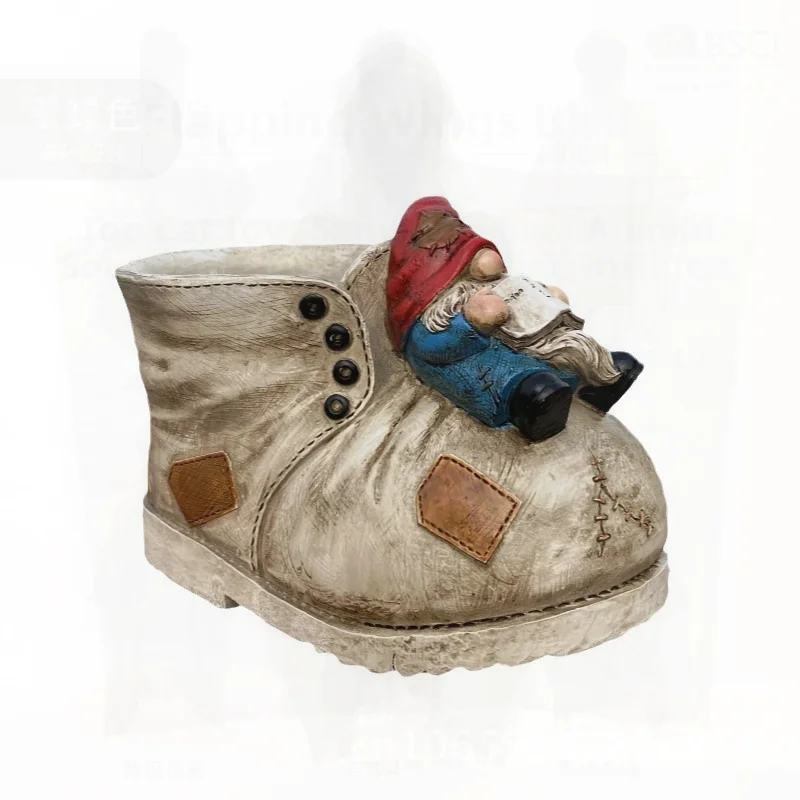 Creative Resin Flower Pot Dwarf Elf Decoration Big Toe Shoes Cute Elf Pen Holder Retro Style Small Craft Gift Ideas
Creative Resin Flower Pot Dwarf Elf Decoration Big Toe Shoes Cute Elf Pen Holder Retro Style Small Craft Gift Ideas