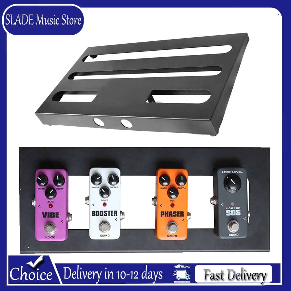 KOKKO Guitar Effects Pedalboard Premium Aluminum Alloy 35 x 28.5cm with Waterproof Foldable Gig Bag Large Effect Pedalboard
KOKKO Guitar Effects Pedalboard Premium Aluminum Alloy 35 x 28.5cm with Waterproof Foldable Gig Bag Large Effect Pedalboard