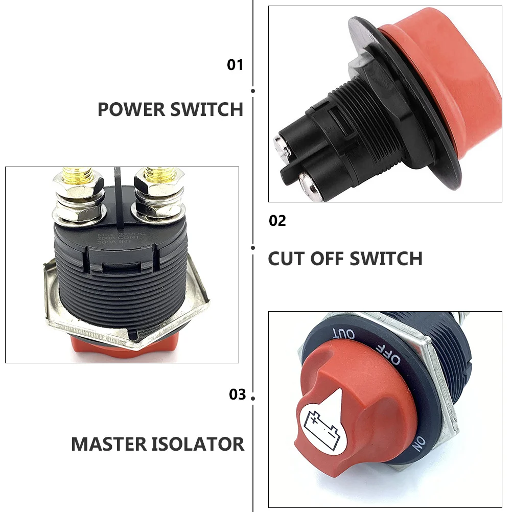 Isolating Switch Power Double Disconnect Isolator Red Off-road Vehicle Parts and Accessories
Isolating Switch Power Double Disconnect Isolator Red Off-road Vehicle Parts and Accessories