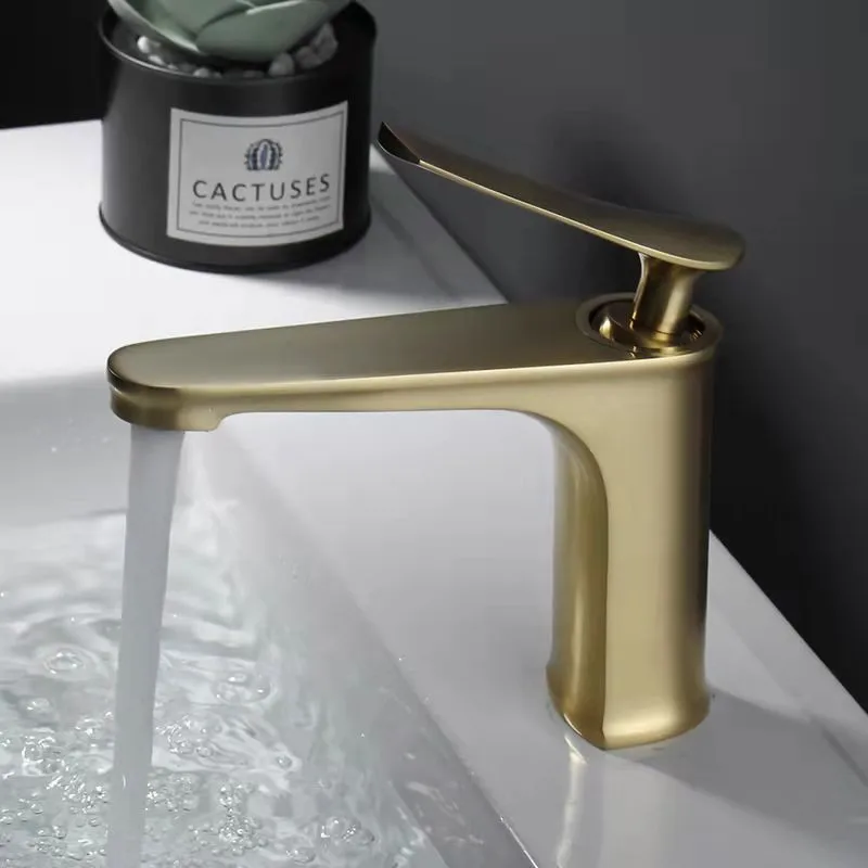 Copper Brushed Gold Bathroom Basin Faucet Chrome Brass Single Handle Hot & Cold Sink Mixer Tap Lavatory Crane Deck Mounted Black
Copper Brushed Gold Bathroom Basin Faucet Chrome Brass Single Handle Hot & Cold Sink Mixer Tap Lavatory Crane Deck Mounted Black