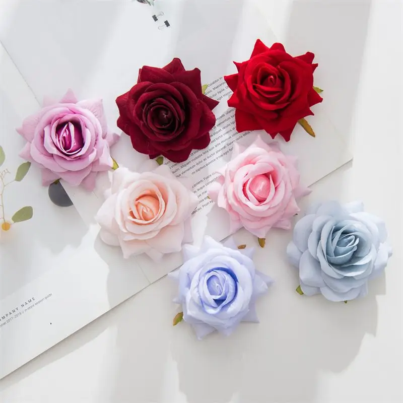 Silk Artificial Rose Flower Head wedding Wall Holiday Party Outdoor Garden courtyard Arch Diy gift box Decoration Home vase
Silk Artificial Rose Flower Head wedding Wall Holiday Party Outdoor Garden courtyard Arch Diy gift box Decoration Home vase