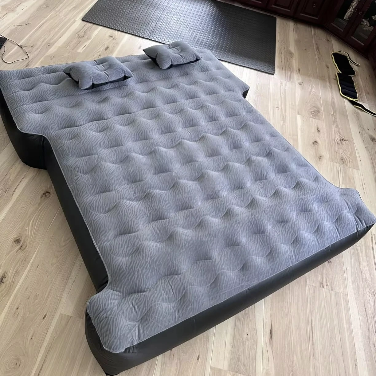 Modern Grey Car Air Mattress Flocked PVC with Electric Pump Foldable and Portable for Outdoor Travel Home & Camping
Modern Grey Car Air Mattress Flocked PVC with Electric Pump Foldable and Portable for Outdoor Travel Home & Camping