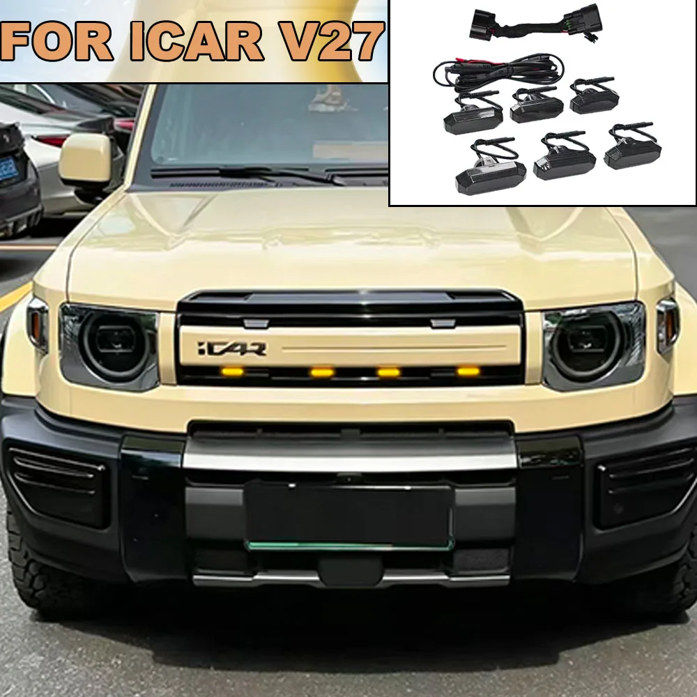 Front Grille Yellow LED Light For Chery iCAR V27 2026 2027 Bumper Off-road Warning Lamp
Front Grille Yellow LED Light For Chery iCAR V27 2026 2027 Bumper Off-road Warning Lamp