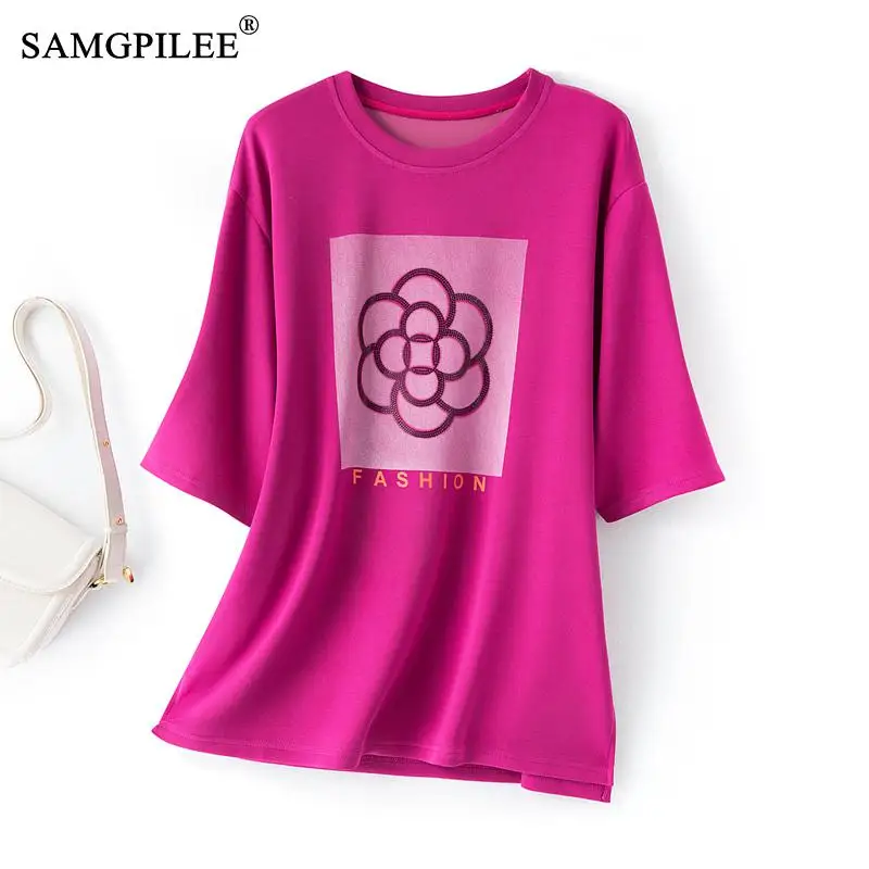 Youth Style Classic Women's T-shirt 2023 Summer New Offset Printing Korean Fashion Air Cotton O Neck Half Sleeve Oversized Tops
Youth Style Classic Women's T-shirt 2023 Summer New Offset Printing Korean Fashion Air Cotton O Neck Half Sleeve Oversized Tops