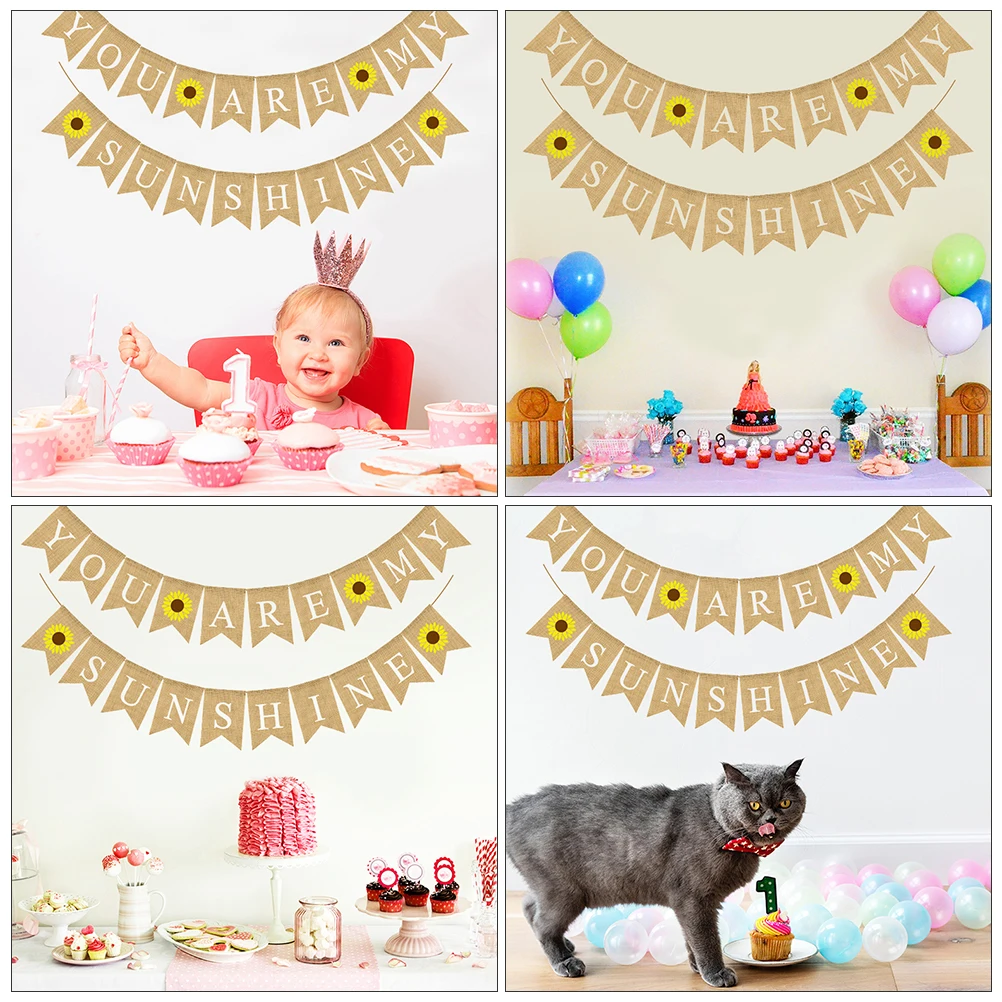 1 set 1 Set Birthday Banners String Flag Decorative Banner Themed Decoration Home Hanging Wall Ornament Lightweight
1 set 1 Set Birthday Banners String Flag Decorative Banner Themed Decoration Home Hanging Wall Ornament Lightweight