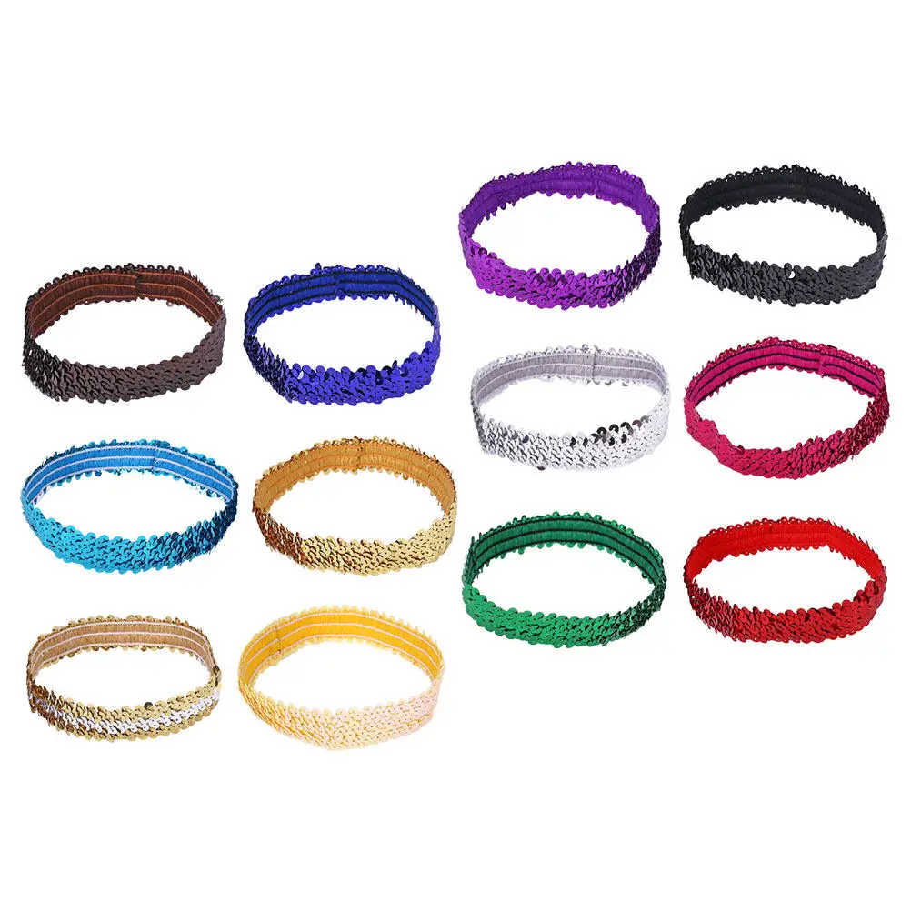 12Pcs Elastic Sequin Headbands for Women Lightweight Sparkly Hair Bands Chic Elegant Party Disco Spa Makeup Daily Wear Fashion
12Pcs Elastic Sequin Headbands for Women Lightweight Sparkly Hair Bands Chic Elegant Party Disco Spa Makeup Daily Wear Fashion