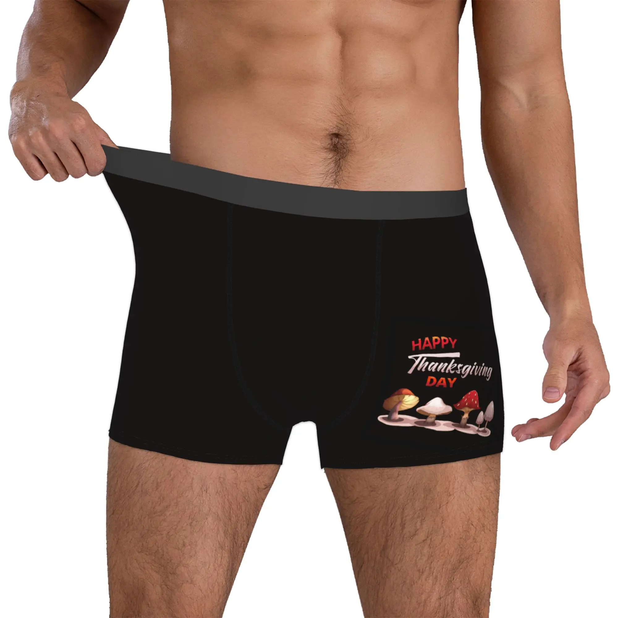 Custom Happy Thanksgiving Day with Mushrooms Men Stretch Psychedelic Fungi Boxer Briefs Shorts Panties Soft Underpants For Homme
Custom Happy Thanksgiving Day with Mushrooms Men Stretch Psychedelic Fungi Boxer Briefs Shorts Panties Soft Underpants For Homme