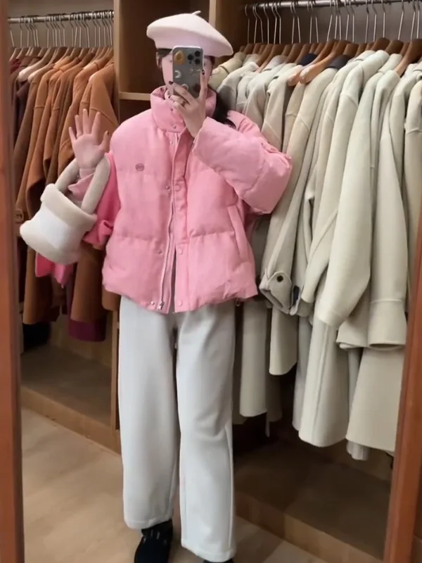 Fashionable Thickened Casual Collar Warm Cotton Jacket Women's Winter New Style Korean Loose Fit Long Sleeve Dark Coat
Fashionable Thickened Casual Collar Warm Cotton Jacket Women's Winter New Style Korean Loose Fit Long Sleeve Dark Coat