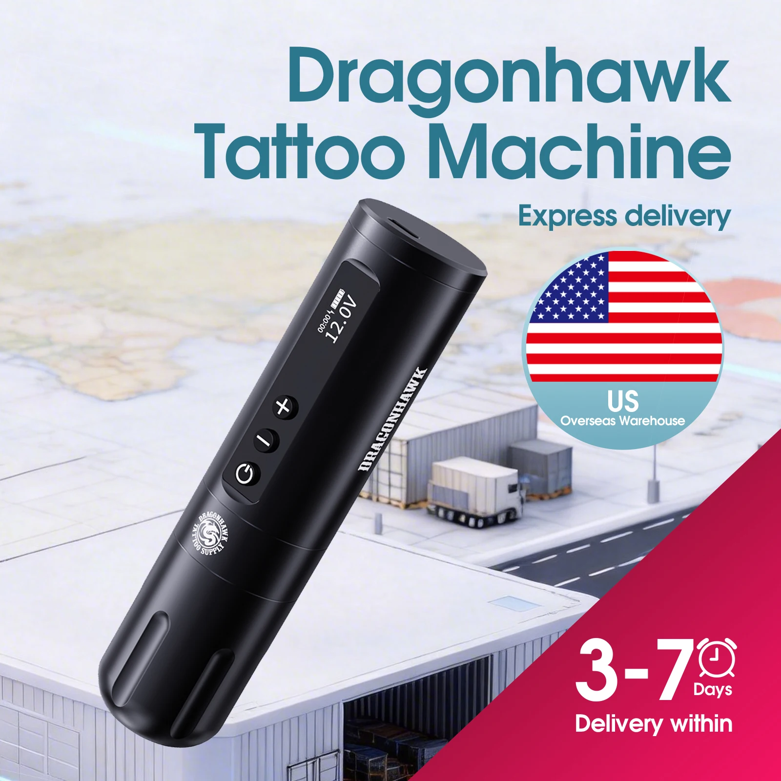 Dragonhawk Wireless Tattoo Machine Full Kit 5000mAh Large Capacity Battery Brushless Motor with Disposable Tattoo Cartridges
Dragonhawk Wireless Tattoo Machine Full Kit 5000mAh Large Capacity Battery Brushless Motor with Disposable Tattoo Cartridges