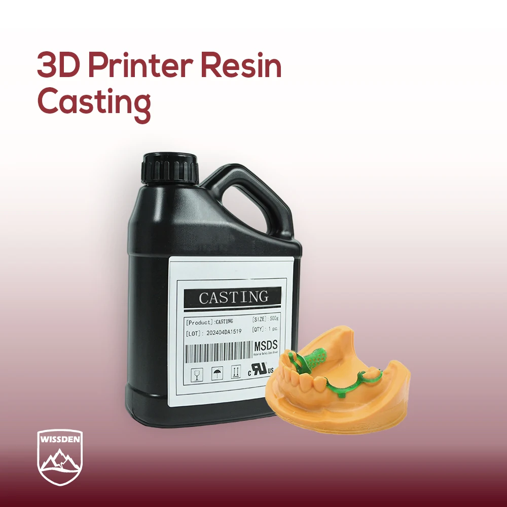 Wissden Dental 3D Printer Resin,Casting Resin,High Precision Dental materials,500g /Bottle
Wissden Dental 3D Printer Resin,Casting Resin,High Precision Dental materials,500g /Bottle