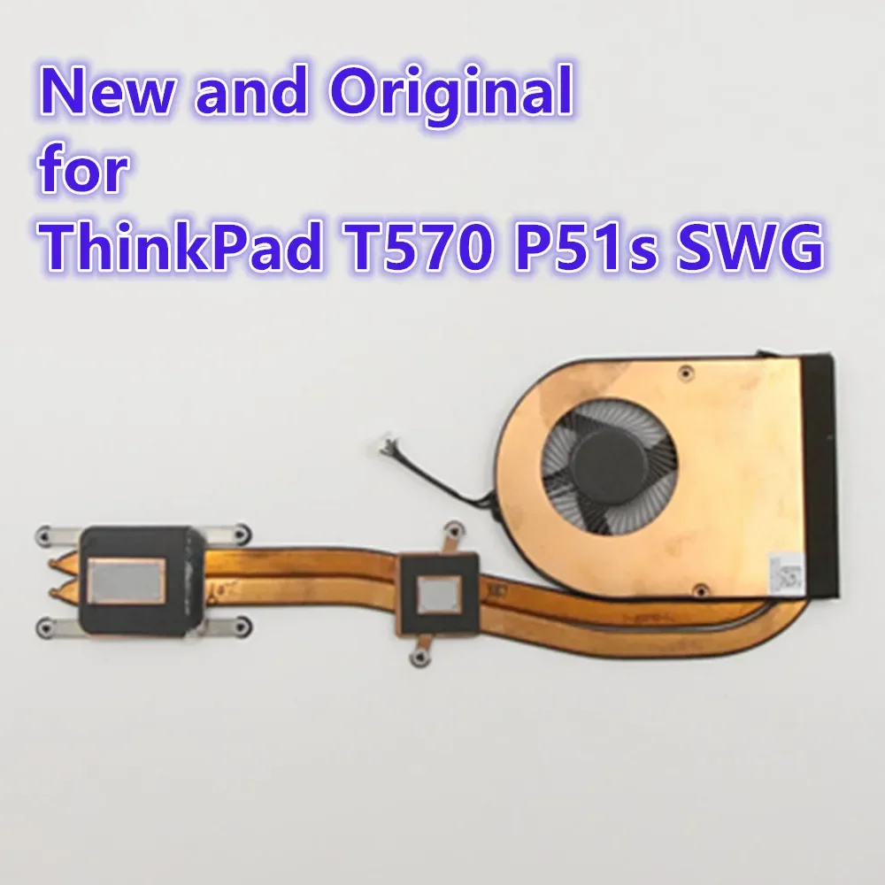 New/Orig CPU Heatsink Cooler Fan for Lenovo ThinkPad T570 P51S SWG Laptop 01AY474 01AY475
New/Orig CPU Heatsink Cooler Fan for Lenovo ThinkPad T570 P51S SWG Laptop 01AY474 01AY475