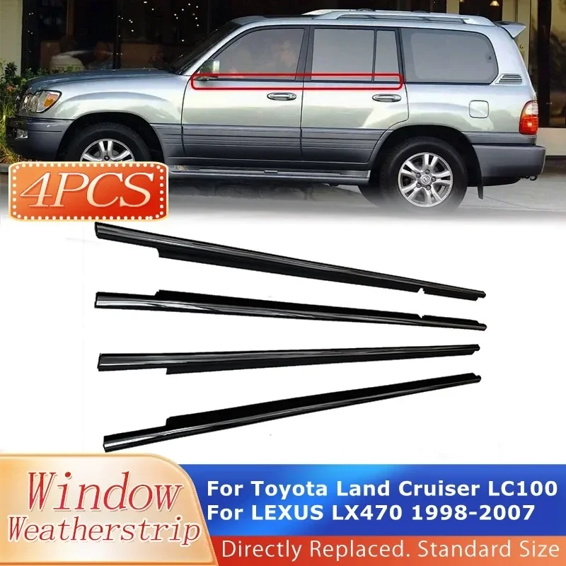 Уплотнители окон для Toyota Land Cruiser LC100 для LEXUS LX470 1998-2007, стекло боковой двери, хромированная отделка, уплотнительные ремни, литье
Уплотнители окон для Toyota Land Cruiser LC100 для LEXUS LX470 1998-2007, стекло боковой двери, хромированная отделка, уплотнительные ремни, литье