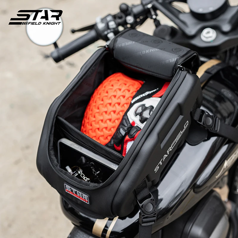 SFK Large Capacity Motorcycle Oil Tank Package Magnetic Adsorption Fixed Rear Seat Pack Riding Gears With Waterproof Rain Cover
SFK Large Capacity Motorcycle Oil Tank Package Magnetic Adsorption Fixed Rear Seat Pack Riding Gears With Waterproof Rain Cover