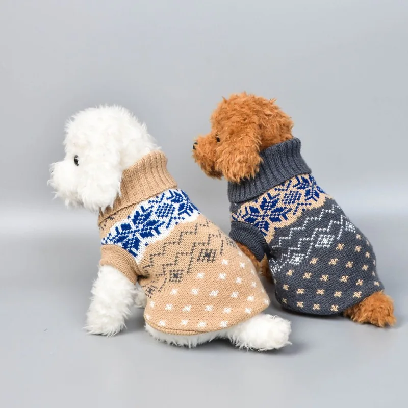 Winter Pet Dog Sweater Dog Comfortable Clothes Puppy Sweater for Dog Knitting Crochet Clothing Christmas Dog Sweater Decoration
Winter Pet Dog Sweater Dog Comfortable Clothes Puppy Sweater for Dog Knitting Crochet Clothing Christmas Dog Sweater Decoration