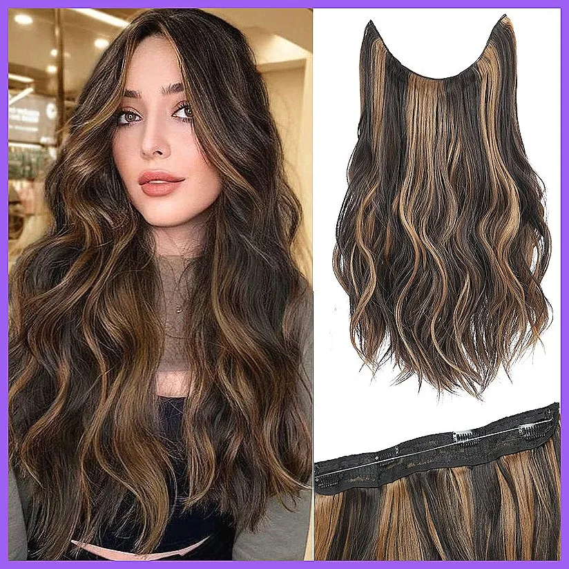 Water Wave Hair Extensions Clip-Ins, Invisible Wire Weft for Long Voluminous Curly Hair, Easy to Apply
Water Wave Hair Extensions Clip-Ins, Invisible Wire Weft for Long Voluminous Curly Hair, Easy to Apply