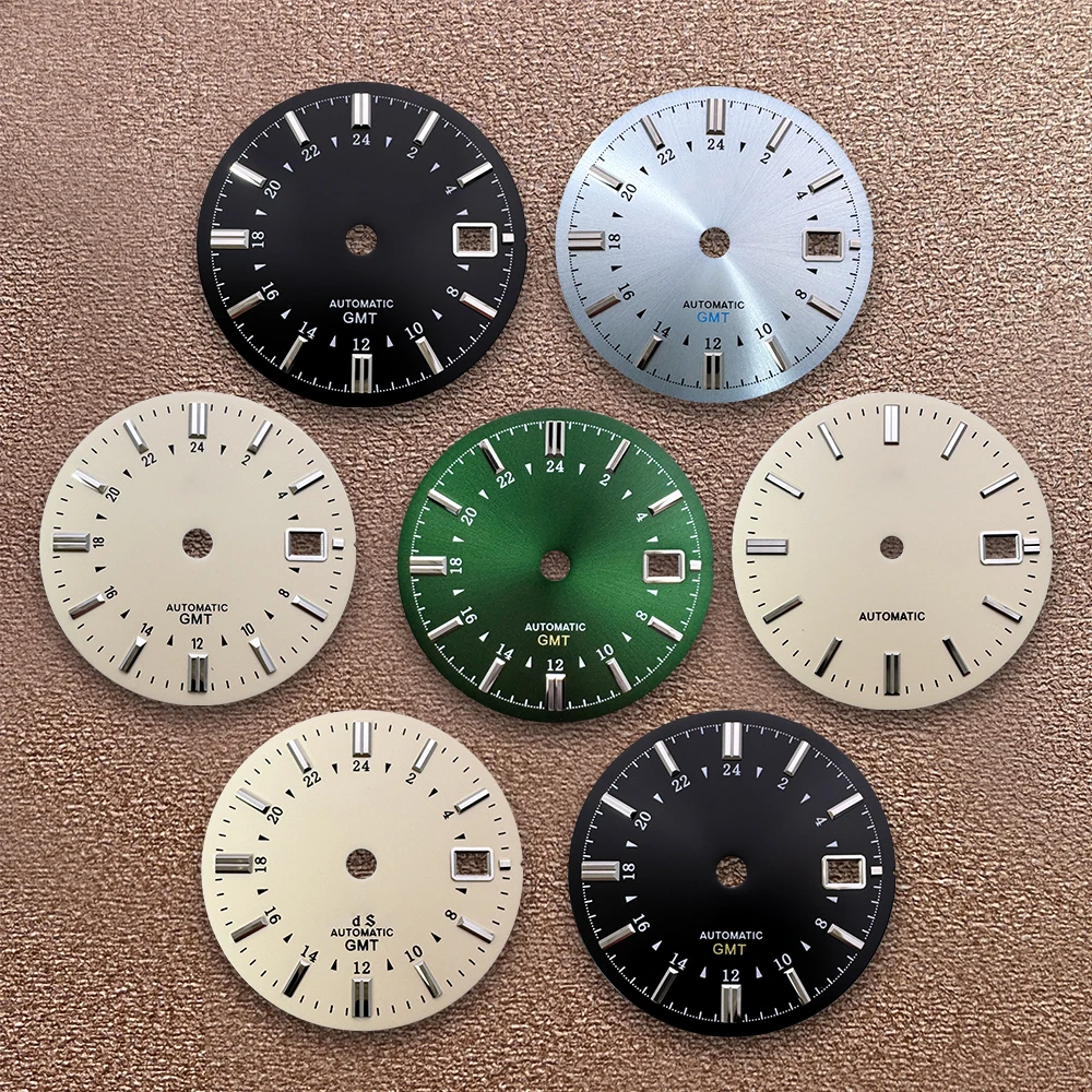 31mm S/GS Logo GMT Dial Suitable For NH34/NH35 Japan Movement High Quality Watch Modification Accessories
31mm S/GS Logo GMT Dial Suitable For NH34/NH35 Japan Movement High Quality Watch Modification Accessories