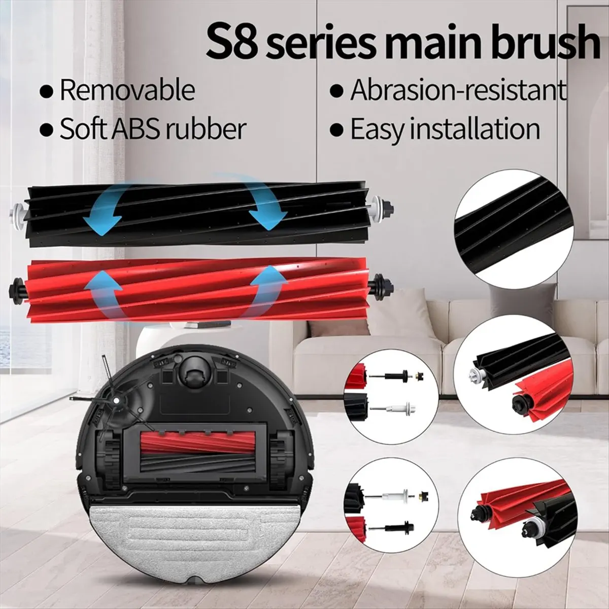 T33C For S8 Pro Ultra Robot Vacuum Cleaner Main Side Brush Hepa Filter Mop Cloth Dust Bags Replacement Parts
T33C For S8 Pro Ultra Robot Vacuum Cleaner Main Side Brush Hepa Filter Mop Cloth Dust Bags Replacement Parts