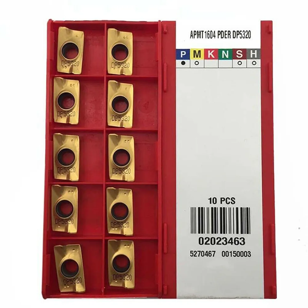 Boost Your Steel Processing with 10pcs Carbide Inserts for Milling Cutter, APMT1604PDER DP5320, Suitable for Semi Finishing
Boost Your Steel Processing with 10pcs Carbide Inserts for Milling Cutter, APMT1604PDER DP5320, Suitable for Semi Finishing