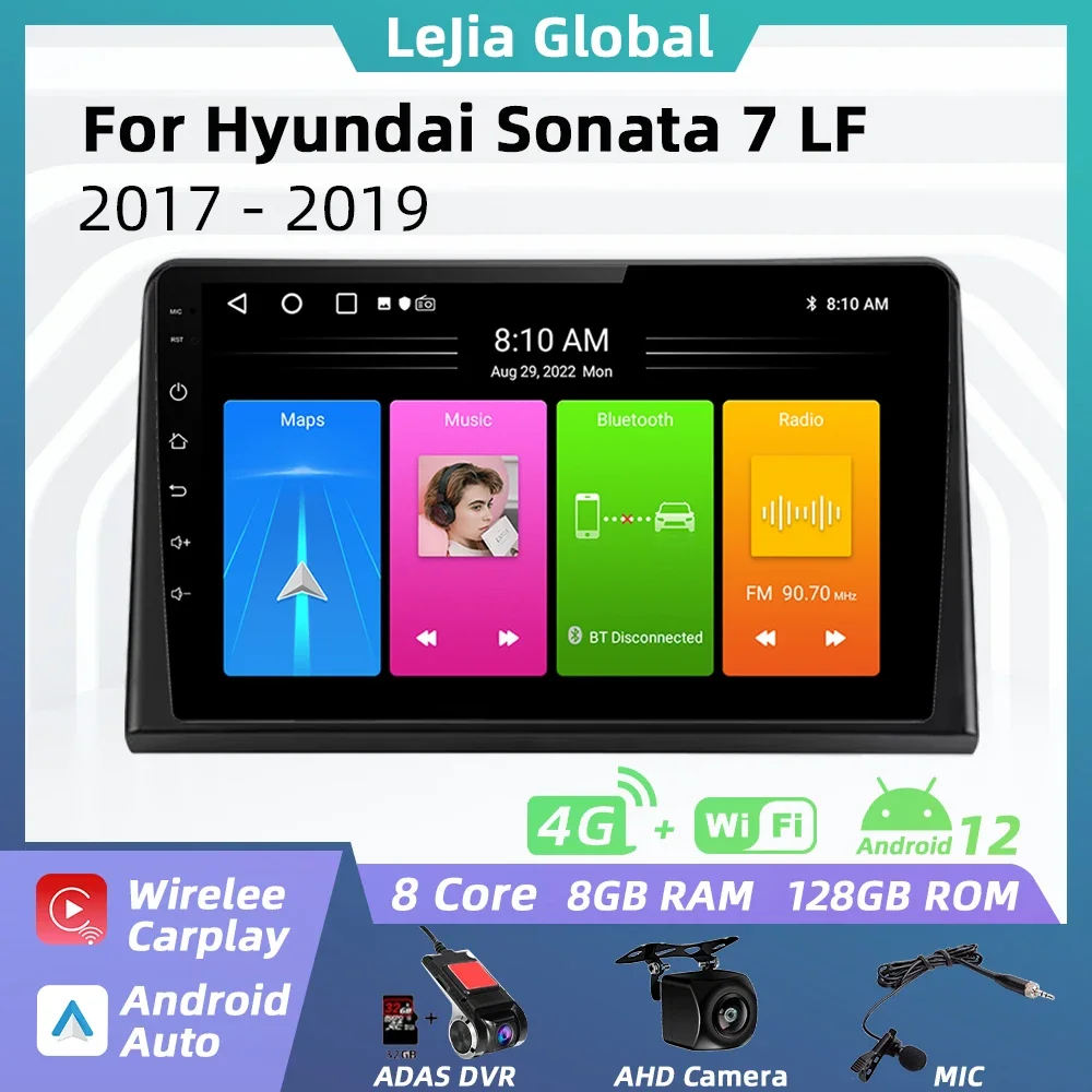 Carplay Android Radio For Hyundai Sonata 7 LF 2017 - 2019 Car Multimedia Player Stereo GPS Navigation 2 Din Autoradio Head Unit
Carplay Android Radio For Hyundai Sonata 7 LF 2017 - 2019 Car Multimedia Player Stereo GPS Navigation 2 Din Autoradio Head Unit