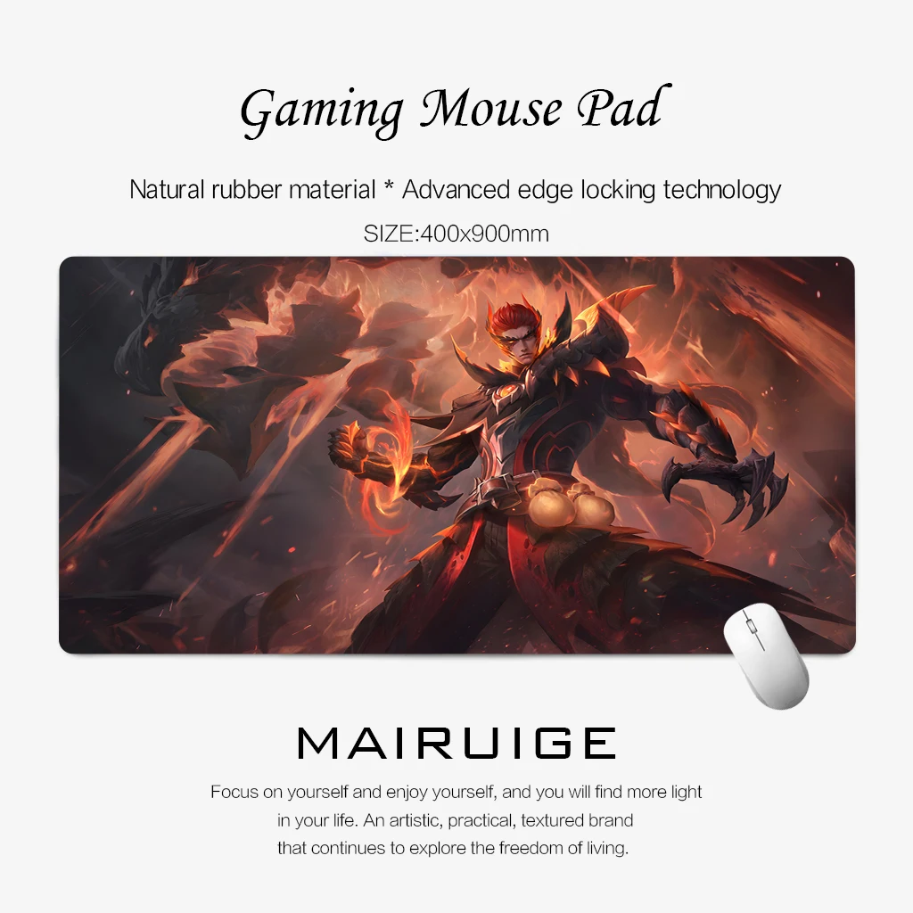 Gaming mouse pad XXL 40x90cm rubber non-slip desk mat lengthened and thickened laptop protective mats anti-wear lock durable
Gaming mouse pad XXL 40x90cm rubber non-slip desk mat lengthened and thickened laptop protective mats anti-wear lock durable