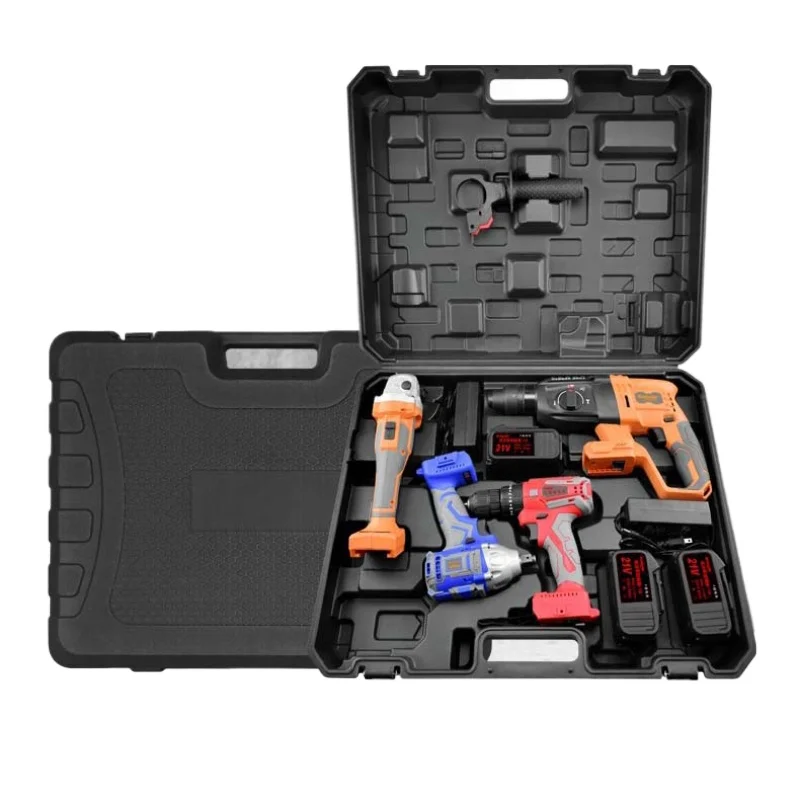 21V Cordless Hammer Drill With Lithium Battery Electric Hand Drill Tool Set For Household
21V Cordless Hammer Drill With Lithium Battery Electric Hand Drill Tool Set For Household