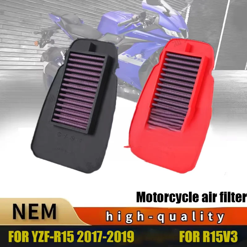 Motorcycle Air Filter High Flow Air Cleaner Filter Element For Yamaha R15 V3 YZF-R155 2017-2019 SRL115 Accessories
Motorcycle Air Filter High Flow Air Cleaner Filter Element For Yamaha R15 V3 YZF-R155 2017-2019 SRL115 Accessories