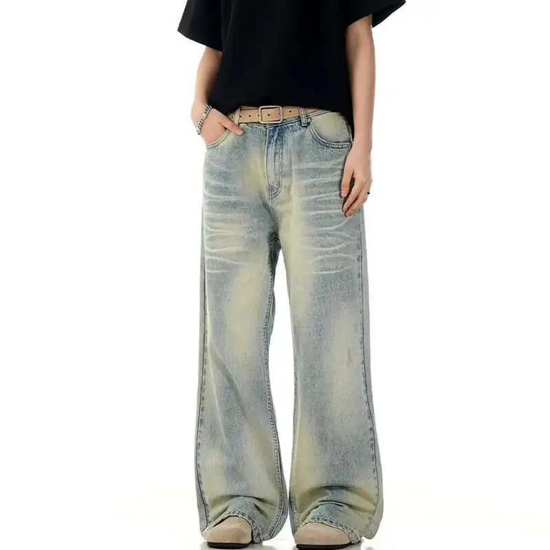 Men's Straight Jeans Clothing Summer American Style Cat Whisker Washed Vintage Men Denim Pants Cleanfit Versatile Casual 5QZL
Men's Straight Jeans Clothing Summer American Style Cat Whisker Washed Vintage Men Denim Pants Cleanfit Versatile Casual 5QZL