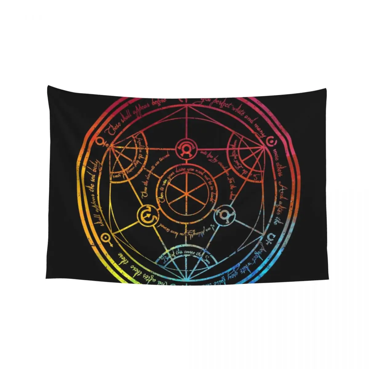 Human Transmutation Circle - Colorful Watercolor Tapestry Wall Hanging For Bedroom Room Decor Korean Style Tapestry
Human Transmutation Circle - Colorful Watercolor Tapestry Wall Hanging For Bedroom Room Decor Korean Style Tapestry