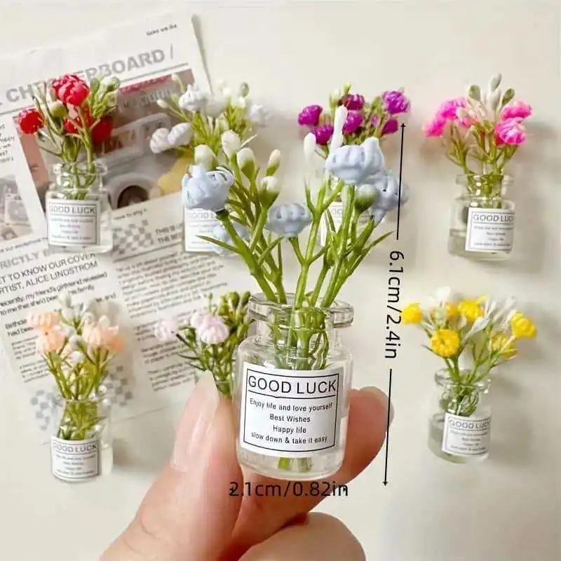 Ins Luminous Glass Bottle Fridge Magnet Simulation Flower 3D Vase Magnet Funny Refrigerator Kitchen Home Decoration Accessories
Ins Luminous Glass Bottle Fridge Magnet Simulation Flower 3D Vase Magnet Funny Refrigerator Kitchen Home Decoration Accessories